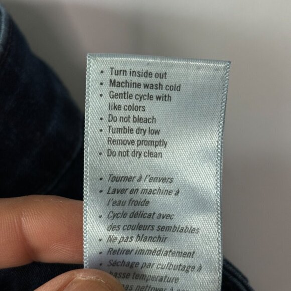 Paige Women's Verdigo Ankle Kaiya Dark Wash Skinny Jeans Size 24 - Picture 10 of 10